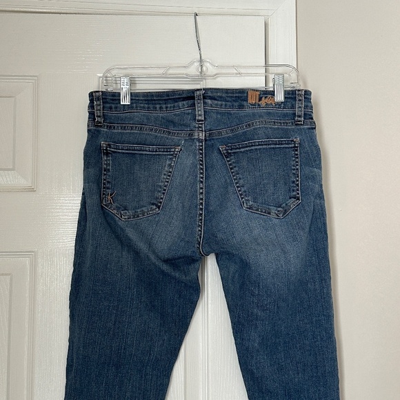 Kut from The Kloth Katy Boyfriend jeans Medium wash Distressing Size 4 Women - Picture 2 of 8